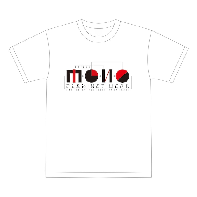 BRICKS-mono復刻Tシャツ／ホワイト